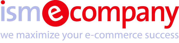 Red E Company Logo - E Commerce Agency ISM ECompany