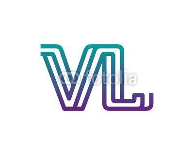 VL Logo - VL lines letter logo. Buy Photo