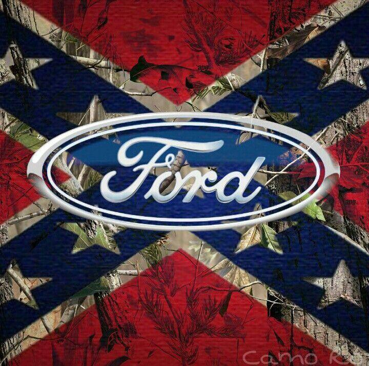Camo Ford Logo - Rebel flag ford Logos
