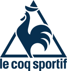 Blue Rooster in Triangle Logo - Le Coq Sportif