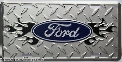 Camo Powerstroke Logo - FORD REAL TREE camo diesel truck emblem license plate tag ...