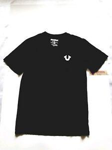 Religion True Horseshoe Logo - True Religion Men's White Horseshoe Logo Tee T-Shirt in Black | eBay