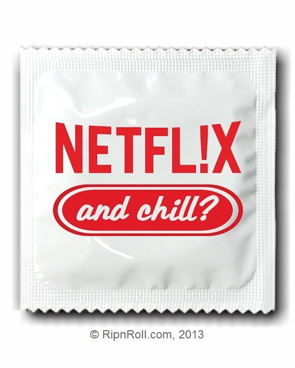Netflix and Chill Logo - Netflix and Chill Condoms - The Original, Buy Online
