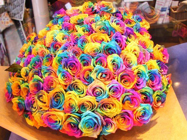 Rainbow Flower Company Logo - Pride Month: Flag History and Rainbow Roses DIY | Avas Flowers