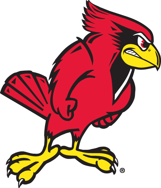 Red Bird College Logo - Illinois State Redbirds Alternate Logo (1996) - A fullbodied angry ...