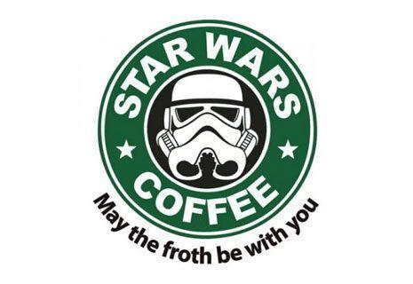 Fake Starbucks Logo - Starbucks Fake Logo. Geek Land. Famosos, Logotipos, Ilustraciones