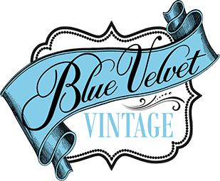 Classic Clothing Logo - Classic Vintage Clothing Classy Retro Dresses Blue Velvet Vintage