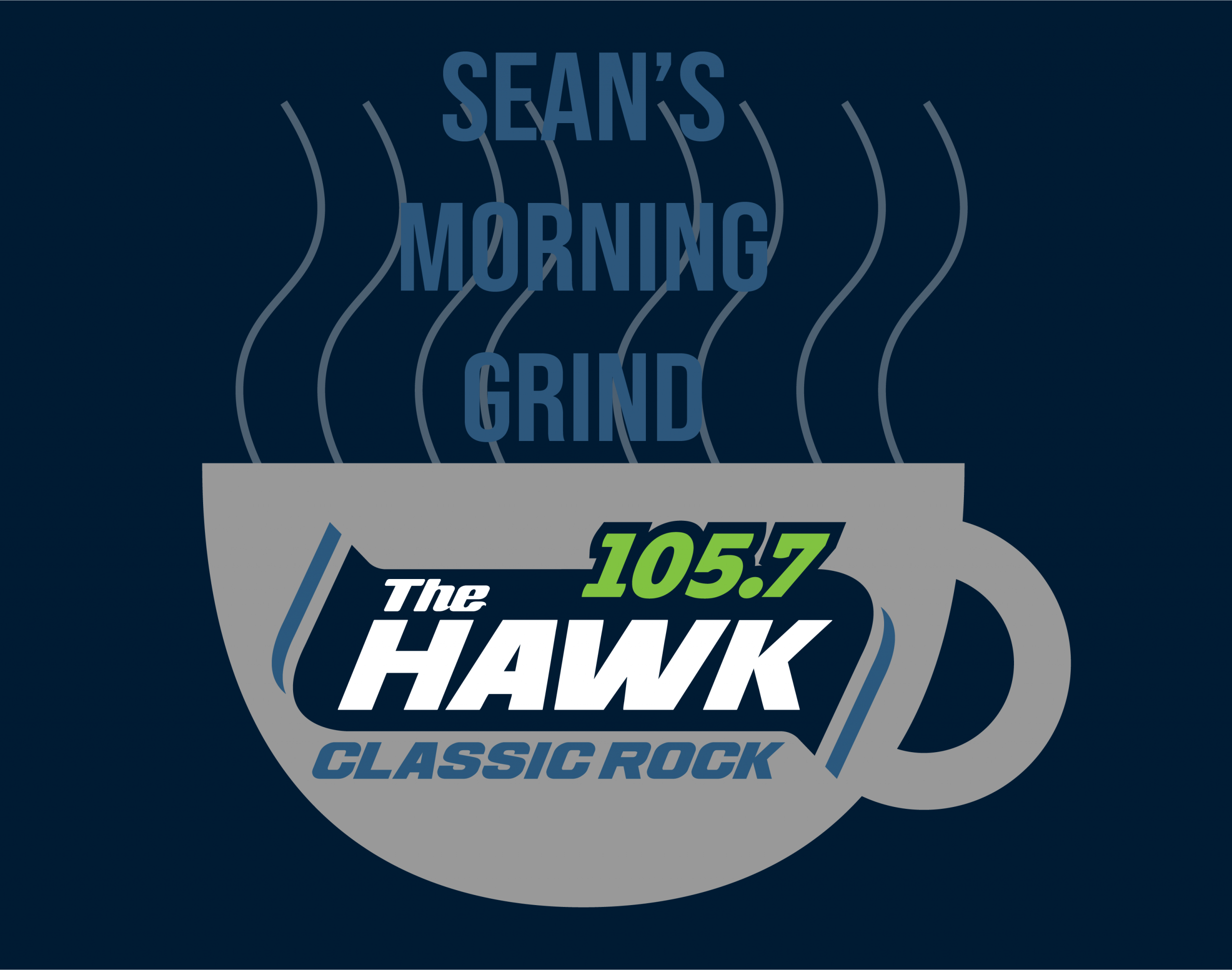 Blue Hawk Promotion Logo - 105.7 The Hawk