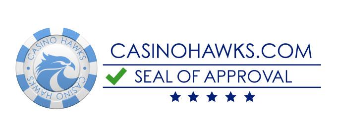 Blue Hawk Promotion Logo - CasinoHawks Seal of Approval - only the best casinos