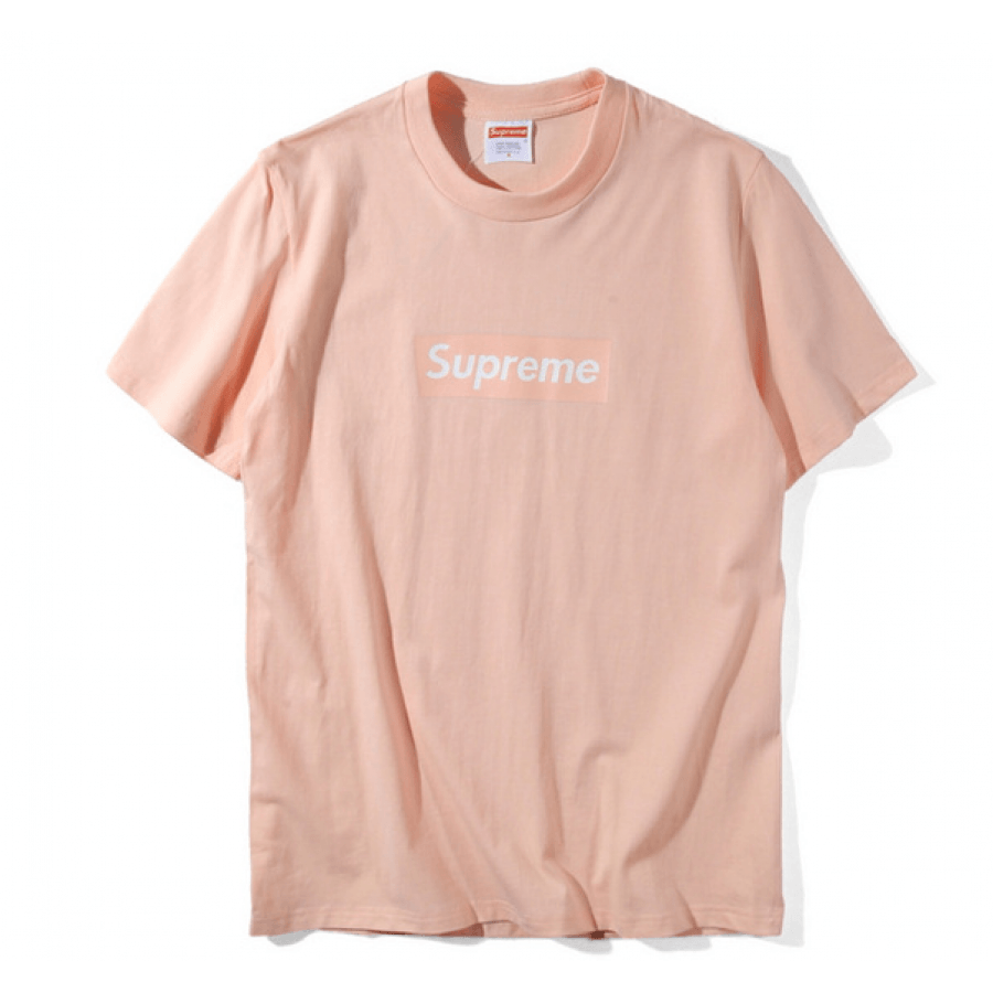 Pink Supreme Box Logo - Supreme Box Logo 17SS T Shirt (Pink)