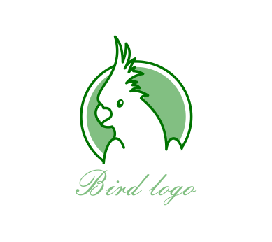 Green Bird Logo - Bird art animal vector logo download. Art logos Vector Logos Free