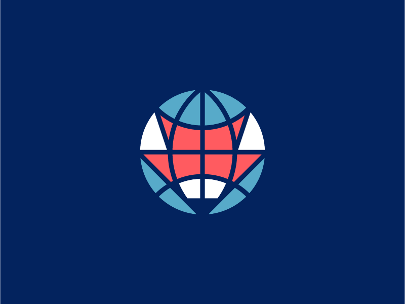 Around the Globe Fox Logo - Fox + Globe