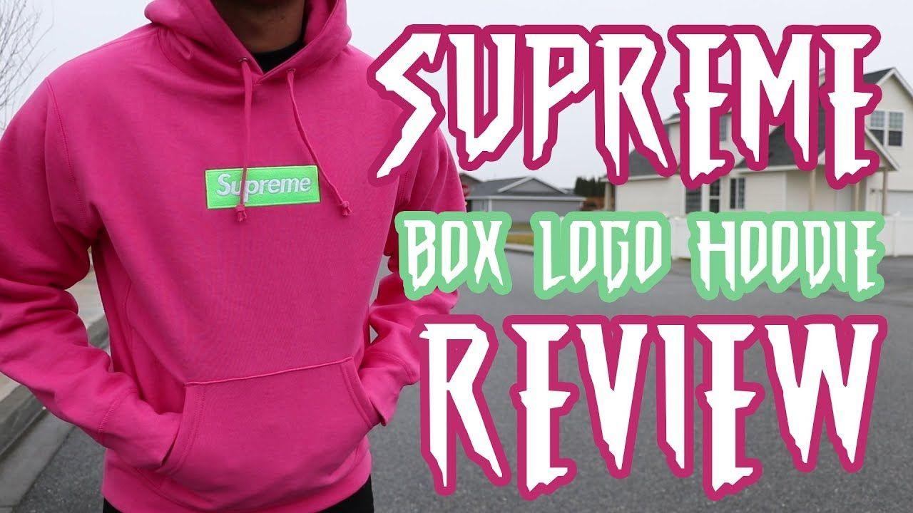 Pink Supreme Box Logo - Supreme Box Logo Hoodie FW17 Review + On Body Magenta Pink