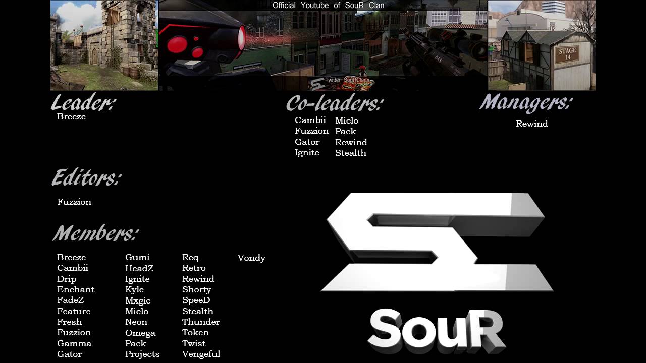 Sour Clan Logo - SouR | Official SouR Clan Roster! - YouTube
