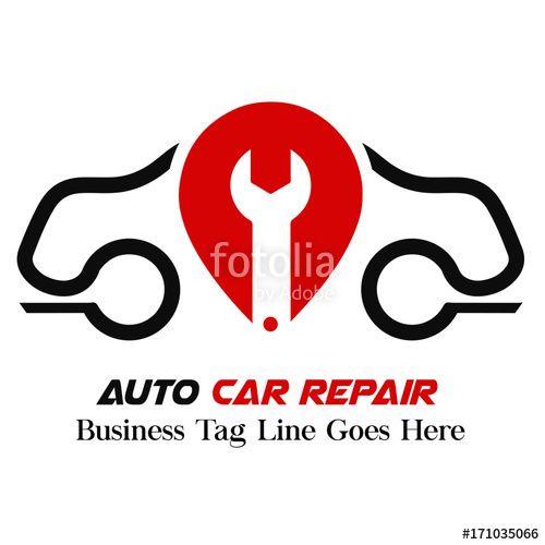 Red Point Car Logo - Car logo - Repair Point - car symbol logo