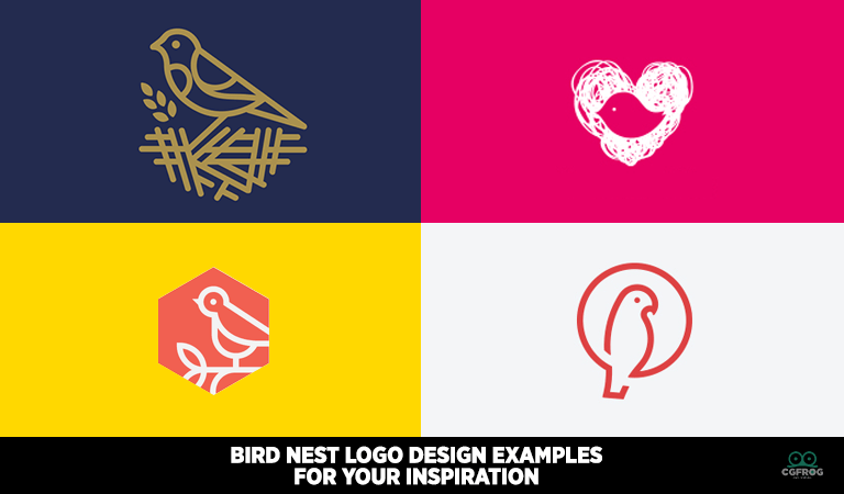Birds and Nest as Logo - Beautiful Examples of Bird Nest Logo Design for Your Inspiration