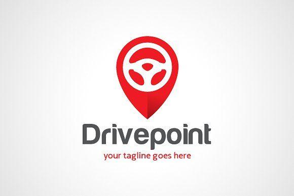 Garage Store Logo - Drive Point Location Logo Template ~ Logo Templates ~ Creative Market