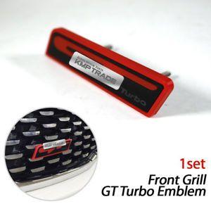 Red Point Car Logo - Front Hood Radiator Grill GT Logo Mini Logo Emblem Point Badge Kit ...