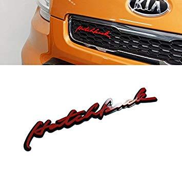 Red Point Car Logo - Detailpart DEK-G10 SOUL Hatchback Point Logo Emblem Red 1-pc For ...