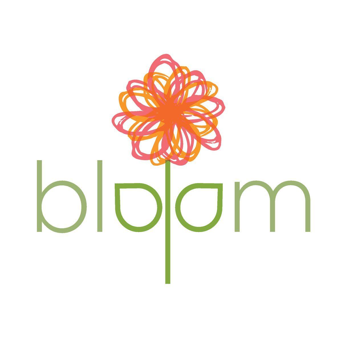 In Bloom Flower Logo - bloom where you are planted | quotes | Logo design, Flower logo ...