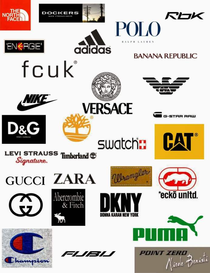 Popular Clothing Brand Logo - LogoDix