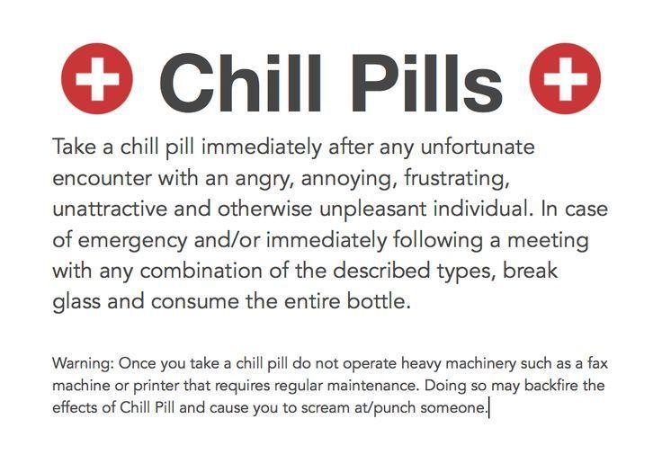 Chill Pill Label Free Printable Printable World Holiday