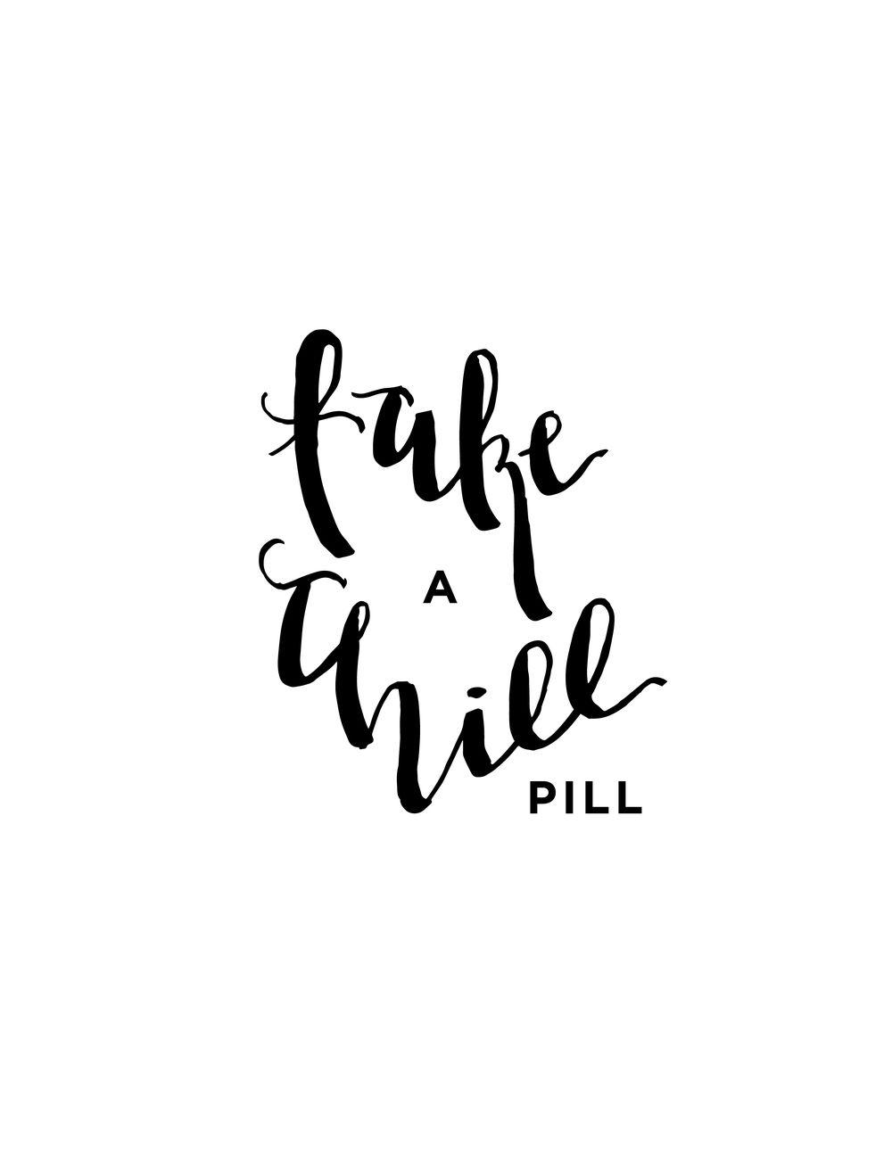Chill Pill Logo - HandLetterHumpday—Chill Pill FREE PRINTABLE • Hoot Design Co. | Web ...