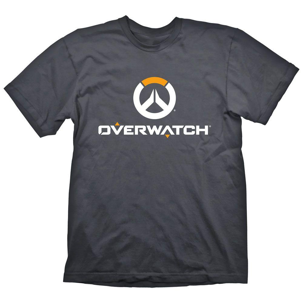 Dark Grey Logo - OVERWATCH Logo T Shirt, Male, Extra Large, Dark Grey GE6233XL