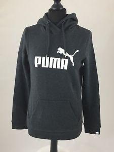 Dark Grey Logo - Puma Dark Grey Logo Hoody Size 10