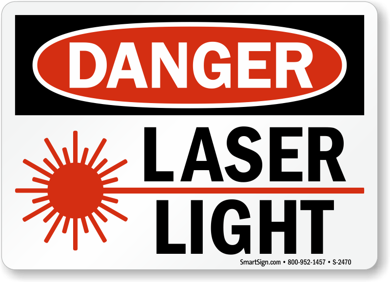Red Laser Logo - Laser Light (with Red Laser Graphic) Sign, SKU: S-2470 ...