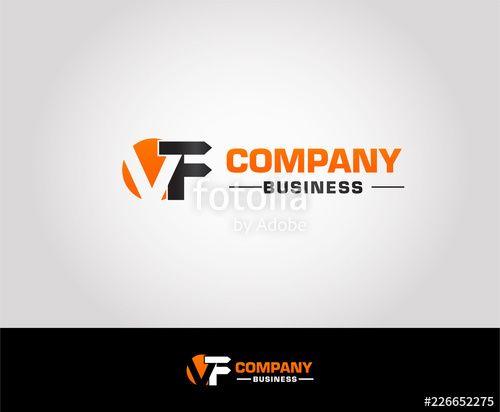 VF Logo - VF Logo Design Template