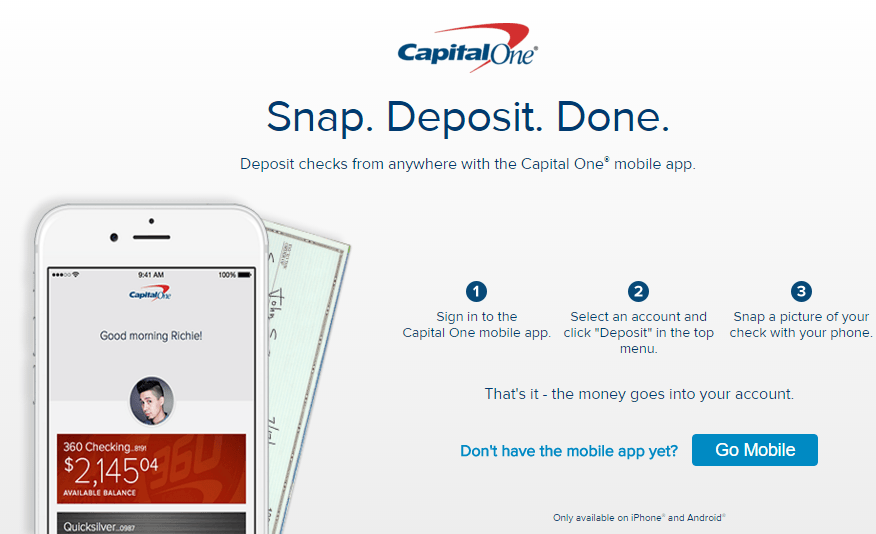 Capital One Mobile App Logo - Capital One 360 Promotions: $100, $500, $600, Up To $1,000 In ...