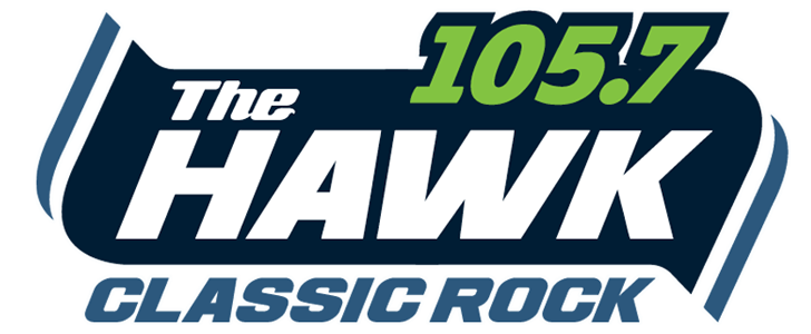 Blue Hawk Promotion Logo - 105.7 The Hawk