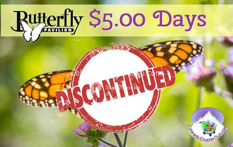 Butterfly Pavilion Logo - Butterfly Pavilion: $5.00 Days - Discontinued - Colorado Coupon Club