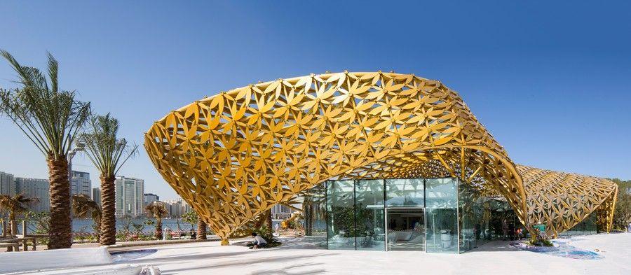 Butterfly Pavilion Logo - Butterfly Pavilion in Sharjah - e-architect