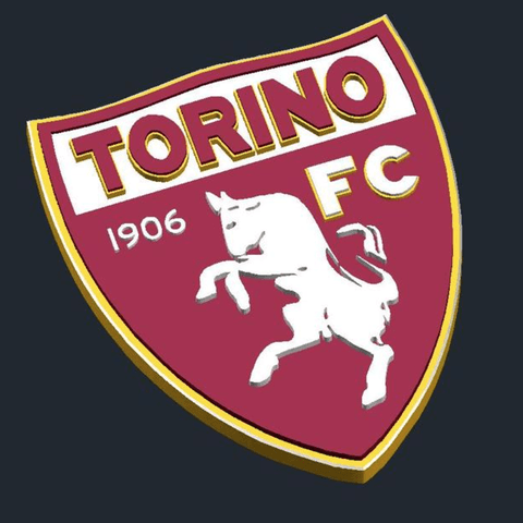 Torino Logo - Free 3D printer model Torino FC - Logo ・ Cults