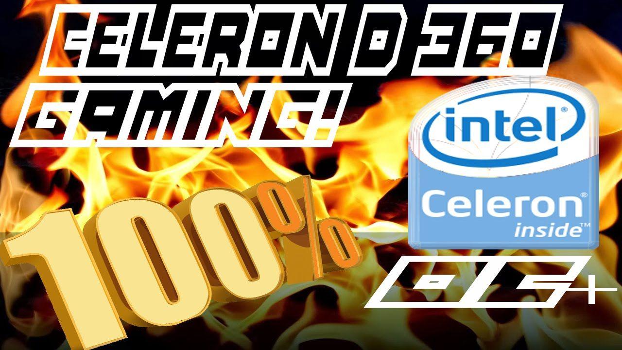 Celeron D Logo - Jugando en un Intel Celeron D + OC! al 100% benchmarks
