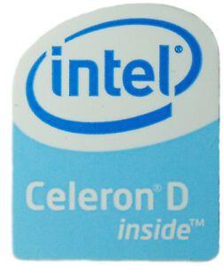 Celeron D Logo - INTEL CELERON D STICKER LOGO AUFKLEBER 16x20mm (743)