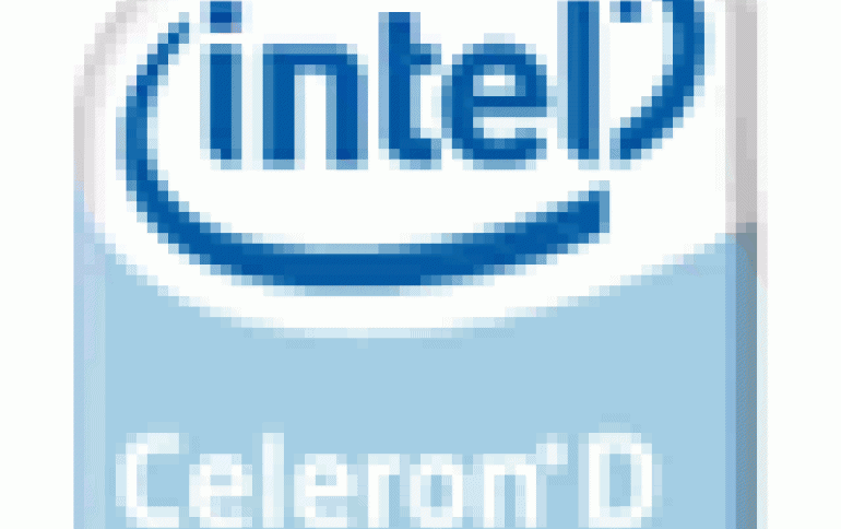 Celeron D Logo - Intel Releases 3.60GHz Celeron D 365 Processor | CdrInfo.com