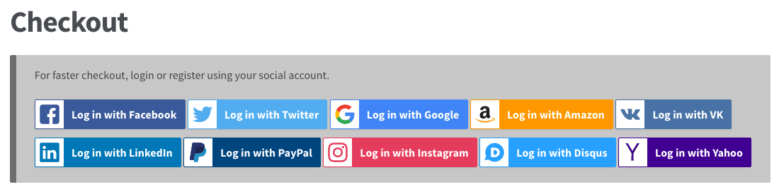 Login Instagram Logo - WooCommerce Social Login - WooCommerce