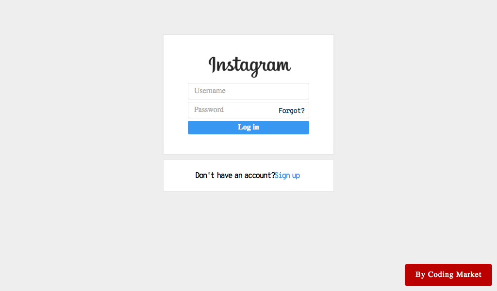Login Instagram Logo - Instagram login page