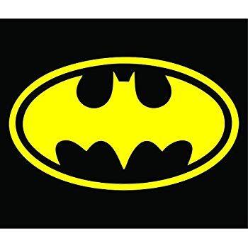 Batman Symbol Logo - Amazon.com: Batman OL Decal / Sticker - Yellow 4