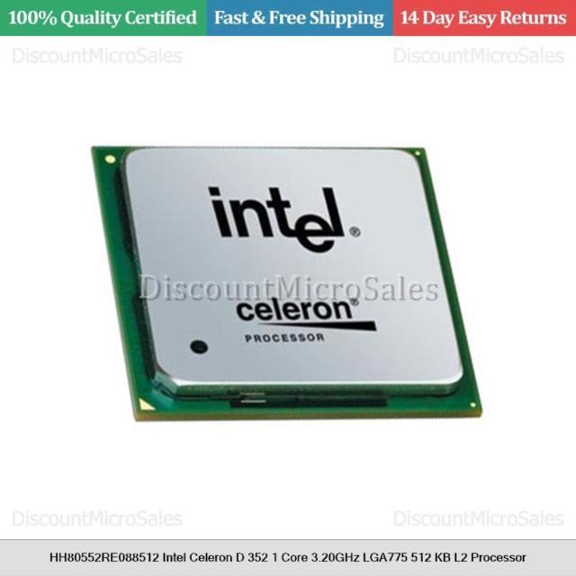 Celeron D Logo - Intel Celeron D 352.2 GHz (hh80552re088512) Processor CPU Socket