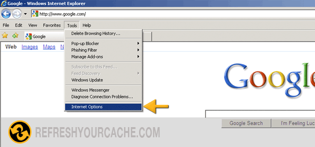 Internet Explorer 1 Logo - Refresh your cache for Internet Explorer 7 - Refreshyourcache.com