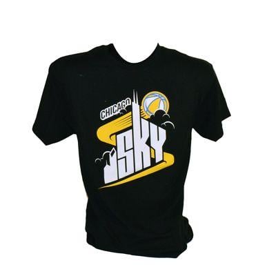T-Shirt Logo - Chicago Sky Store. CHICAGO SKY BLACK LOGO T SHIRT