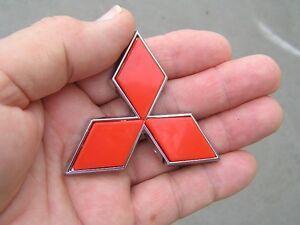 Red Diamond -Shaped Logo - MITSUBISHI RED DIAMOND 65mm BADGE 2.5