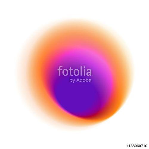 Red Circle with White Spot Logo - Purple blurred hole pattern. Orange radial spot with round red ...