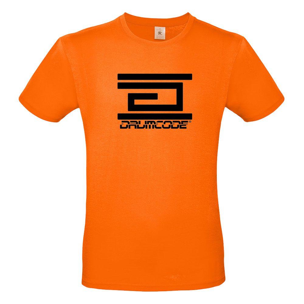 T-Shirt Logo - Drumcode | Glitch Large Logo (Orange) | Drumcode