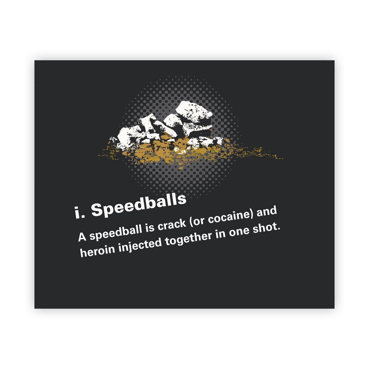 Speedball Logo - Speedballs - injecting heroin and cocaine
