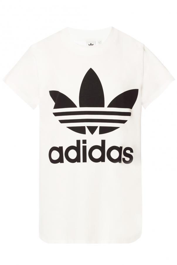 White w Logo - Women WHITE Tshirt with w logo ADIDAS Originals shop online ENFLCT